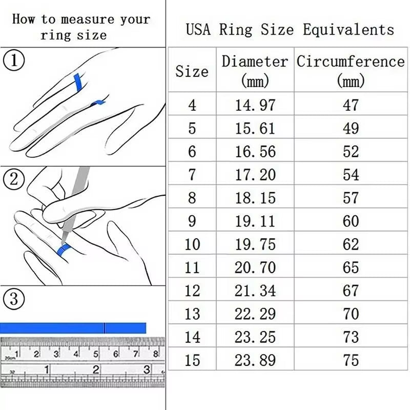 Luxury Exquisite Silver Color Princess Ring for Women Fashion Inlaid White Zircon Stones Wedding Rings Set Engagement Jewelry