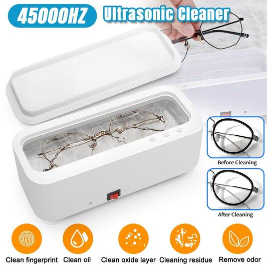 45KHZ Ultrasonic Cleaner Machine Sonic Wave Tank Jewelry Watch Glasses Cleaning